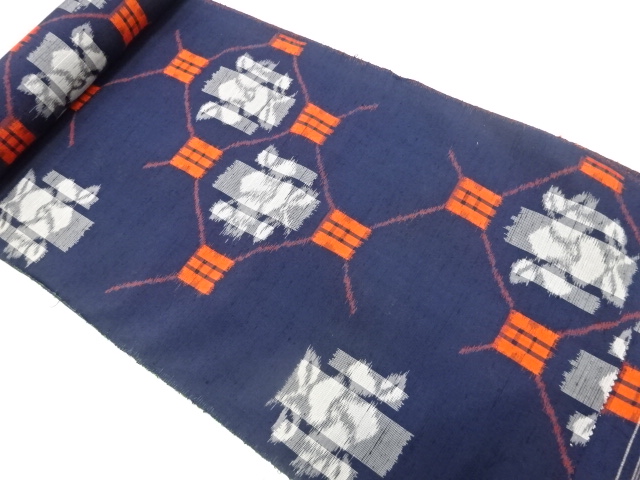 JAPANESE KIMONO / BOLT FOR KIMONO / SILK / WOVEN FLORAL SHOKKO / OUTLET ITEM